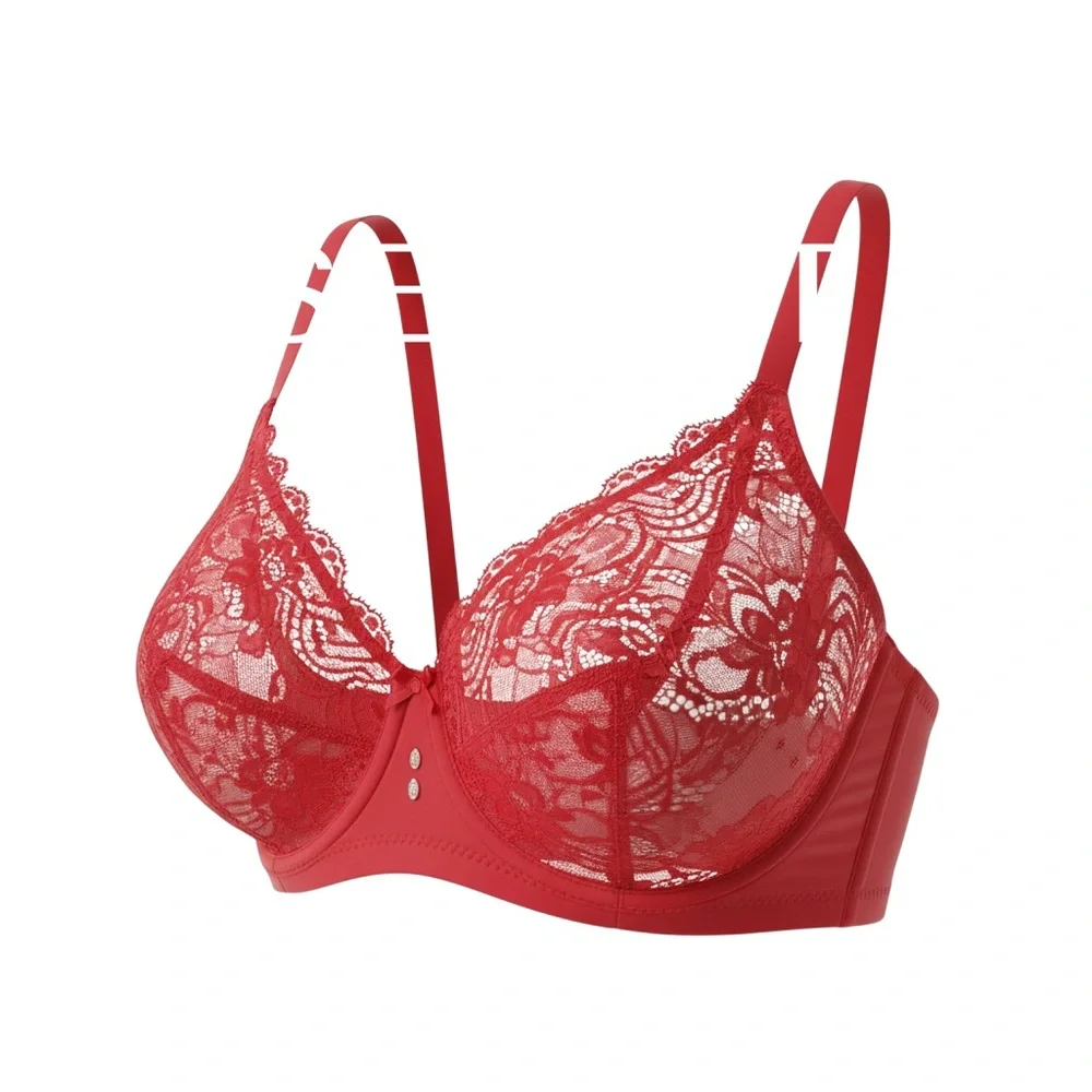 Victoria's Secret Scarlet Lace Underwire Bra - Picture 2 of 5